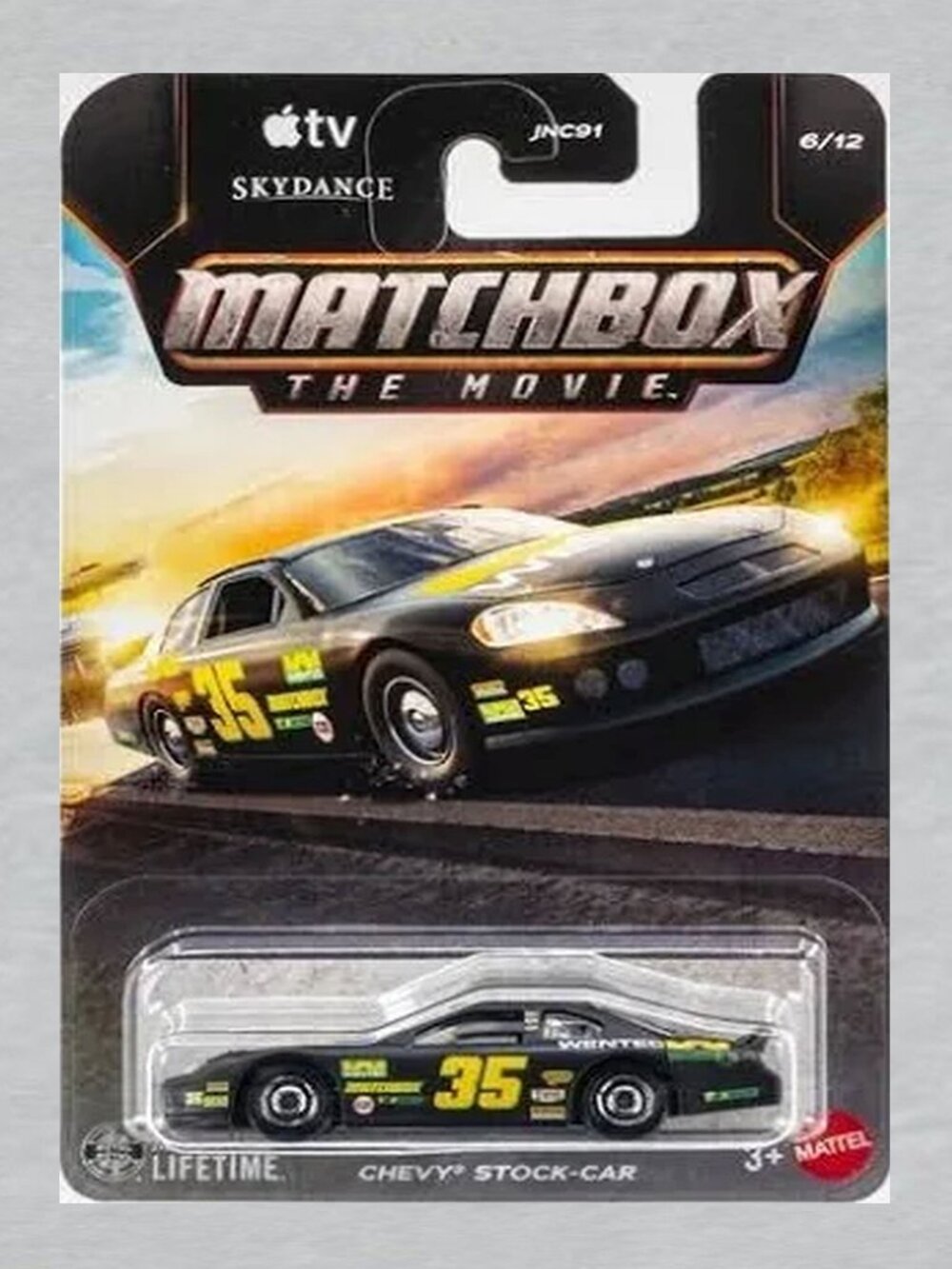Matchbox The Movie Chevy Stock Car BLACK